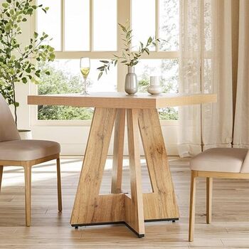 Tribesigns Square Dining Table For Four 80 X 80 X 75 Cm, 7 of 8