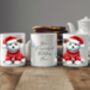 Personalised Bichon Frise In Christmas Jumper Mug, thumbnail 2 of 2