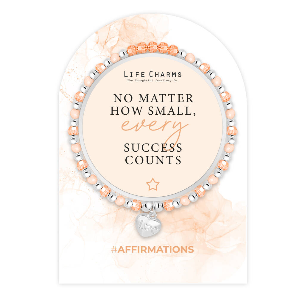 Affirmations Bracelet Every Success Counts, 1 of 4