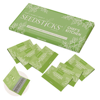 Personalised Chef’s Kitchen Seedsticks Gift Pack, 3 of 3