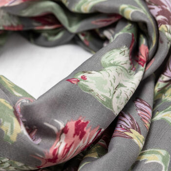 Thistle Floral Scarf, 3 of 5