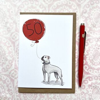 American Bulldog Birthday Card, 3 of 5