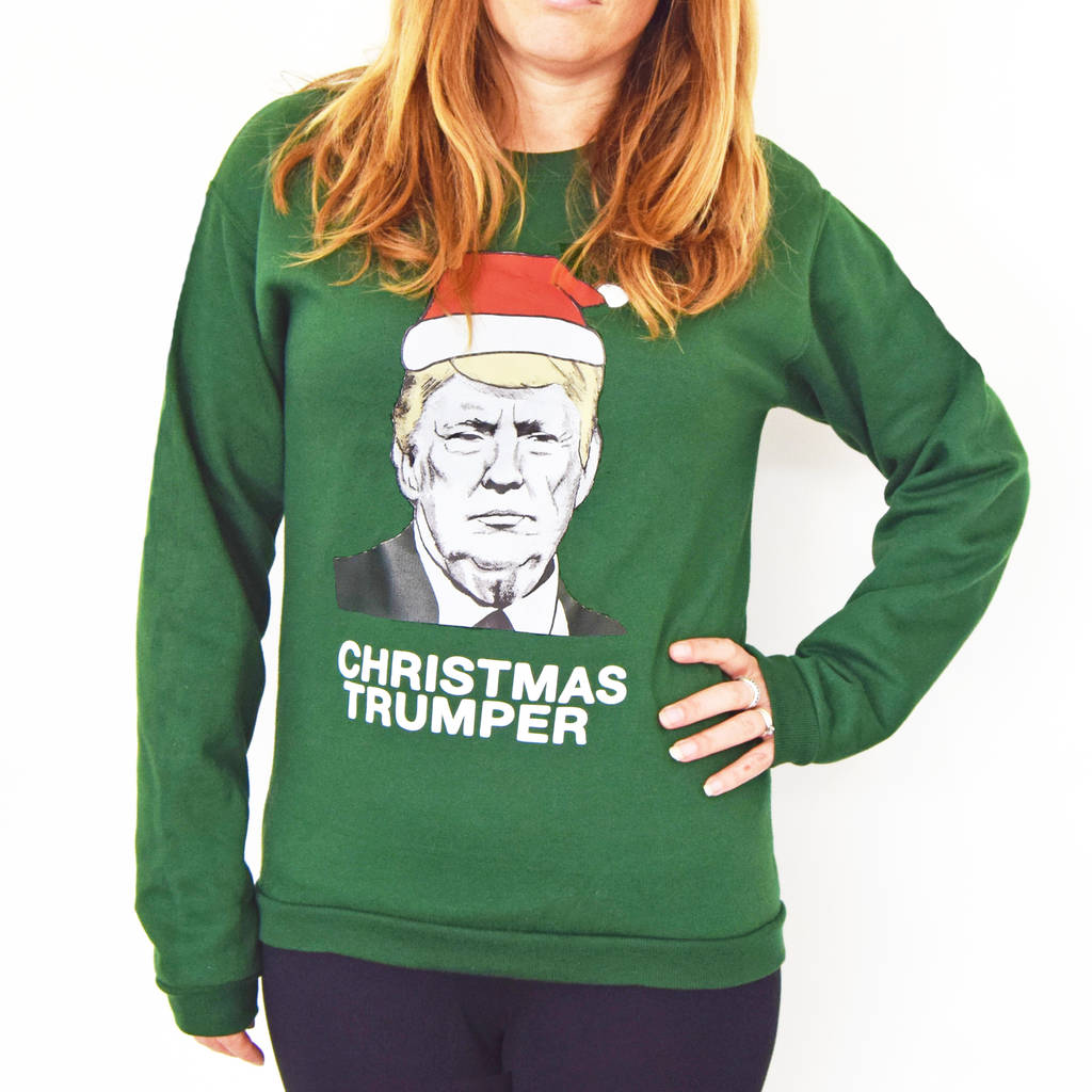 donald trump unisex christmas jumper by of life &amp; lemons | notonthehighstreet.com