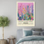 Pink Chelsea Flower Market Art Print, thumbnail 2 of 3