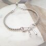 Bow Wedding Bracelet Maid Of Honour, Forever My Friend, thumbnail 2 of 5