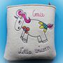 Personalised Unicorn Purse, Embroidered, thumbnail 7 of 12