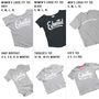 Dad And Baby 'Exhausted' And 'Exhausting' T Shirt Set, thumbnail 2 of 6