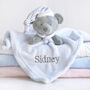 Personalised Bear With Hat Comforter, thumbnail 1 of 10