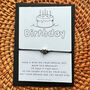 Birthday Wish Bracelet – Adjustable Star Charm Gift, thumbnail 1 of 4