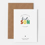 Personalised Best Son In The World Birthday Card, thumbnail 2 of 2