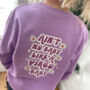 Personalised Motif Star Sign Baby Birthday Sweatshirt, thumbnail 3 of 9