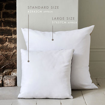 Special Date Flip Calendar Personalised Cushion, 6 of 7