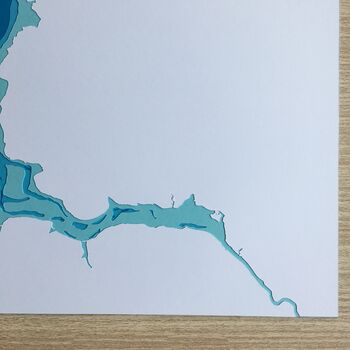 River Camel Padstow Bathymetric Map, 4 of 6