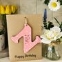 Personalised Nan Birthday Card N Letter Wooden Keepsake, thumbnail 3 of 3