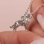 Personalised Golden Retriever Sterling Silver Necklace, thumbnail 2 of 10