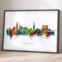 Wakefield Skyline Cityscape Art Print, thumbnail 1 of 12