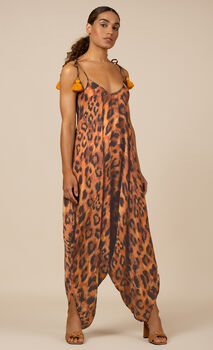 Bella Leopard Print Jumpsuit, 2 of 6