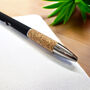 Eco Friendly Aluminium Pen With Cork Grip – Personalised Gift, thumbnail 3 of 3