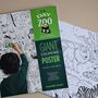 Giant Colouring Poster Day At The Zoo, thumbnail 1 of 3
