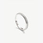 Women's Silver Eternity Ring — Dainty Stacking Band With Sparkling Cz Stones, thumbnail 1 of 3