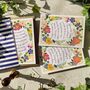 Bright And Colourful Floral Garden Save The Date Card, thumbnail 4 of 9