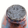 Hand Crafted Copper Turquoise Raku Bottle, thumbnail 2 of 8