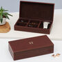 Personalised Men's Leather Jewellery And Watch Box, thumbnail 2 of 2