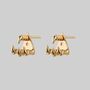 Sterling Silver Or Gold Plated Claw Earring, thumbnail 5 of 5
