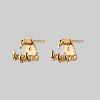 Sterling Silver Or Gold Plated Claw Earring, 5 of 5