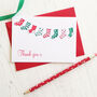 Christmas Stocking Thank You Cards, thumbnail 4 of 8