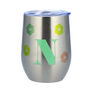 Personalised Floral Initial Thermos Tumbler, thumbnail 2 of 6