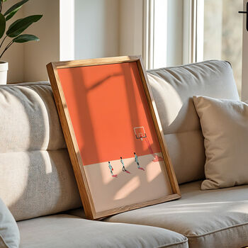 Minimalist Basketball Poster, Unframed, 7 of 10