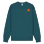 Unisex Organic Cotton Embroidered Fox Sweatshirt, thumbnail 9 of 12