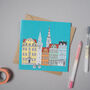 Copenhagen Cityscape Greetings Card, thumbnail 1 of 3