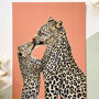 Giclée Fine Art 'Leopard Kiss' Print, thumbnail 2 of 6