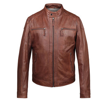 Mens' Luxury Sheepskin Leather Jacket, 10 of 11