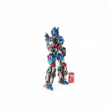 Optimus Prime 55cm/22in Handmade Metal Sculptures, 7 of 12