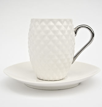 Coffee Cup With Silver Handle, 2 of 11
