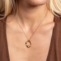Real Opal And Gold Vermeil Plated Eternity Necklace, thumbnail 5 of 11