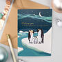 Foiled Polar Animals Christmas Cards Pack Of Eight, thumbnail 3 of 4