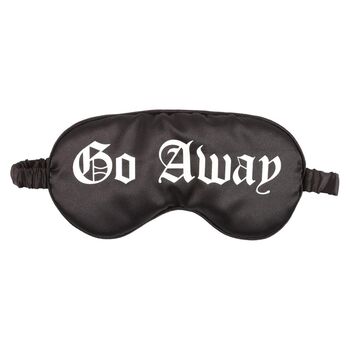 Go Away Gothic Satin Sleep Mask, 2 of 3