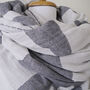 Two Layer Loomed Soft Cotton Throw,Towel And Shawl, thumbnail 3 of 11