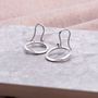 18ct White Gold And Diamond Purity Earrings, thumbnail 4 of 7