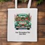 Personalised Christmas Vintage Truck Tote Bag, thumbnail 8 of 10