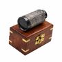 Six Inch The Westminster Gunmetal And Leather Telescope, thumbnail 3 of 5