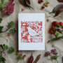 'Thrush In Berries' Greetings Card, thumbnail 1 of 4