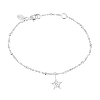 Topaz Star Bracelet In Silver Or 18ct Gold Vermeil, 3 of 5