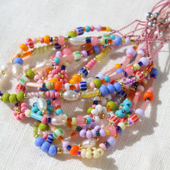 Make Beaded Friendship Bracelets With Freshwater Pearls Kit, 11 of 12
