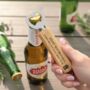 Personalised 50th Birthday Wooden Bottle Opener Gift, thumbnail 1 of 2