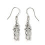 Sterling Silver Bearded Dragon Hoop Or Hook 3D Earrings, thumbnail 4 of 7
